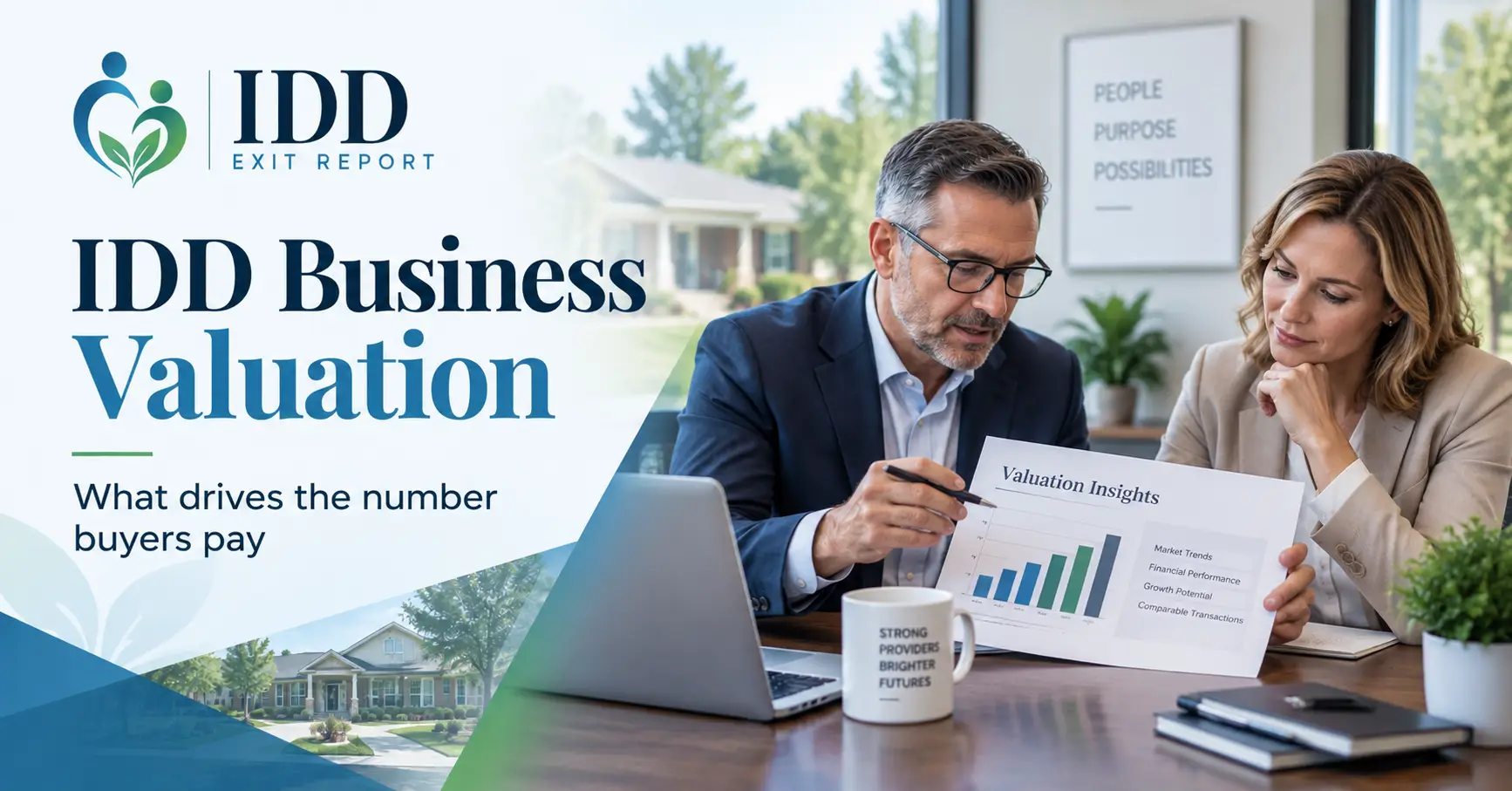 IDD Business Valuation: What Drives the Number and What Providers Sell For
